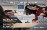 Sheridan Research Annual Report - drmoe.orgdrmoe.org/sheridan/files/SheridanResearch_AnnualReport_2019.pdf · Reality (virtual reality) headset, which the students modified to provide