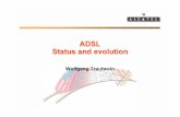 ADSL Status and evolution · 2012-03-22 · Wide range of CPE options are available ADSL COMMERCIAL ROLL-OUT IS ... Central Splitter vs. Splitterless With central POTS splitter Splitterless