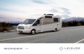 Innovative Class C Motorhomes - Leisure Travel Vans - 2020 · 2019-11-01 · beds, an innovative three-piece dry bathroom, and the largest galley offered in the Leisure Travel Vans