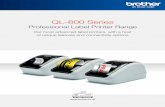 QL-800 SeriesWith label design apps for PCs or mobile devices, and software development kits (SDKs) to integrate the QL range into your own applications, you can choose the best option