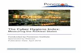 The Cyber Hygiene Index · Ponemon Institute© Research Report Conducted by Ponemon Institute Sponsored by Webroot Publication Date: April 2018 . ... In the context of this research