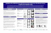ROCK Arthroscopy e-poster (Final)-1kneeocd.org/.../2014/01/ROCK-Arthroscopy-e-poster-Final2.pdfReliability)of)the)ROCK)Osteochondri5s)Dissecans)Knee)Arthroscopy)Classiﬁca5on)System:))