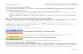 Child Care Operating Standards - Toronto · Page 1 of 37. Toronto Children's Services . Child Care Operating Standards. What are the Child Care Operating Standards? The Child Care