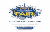 Silent Auction Booklet - Cornwall Park School · 2018-04-07 · 2018 SILENT AUCTION GREENLANE & EPSOM Silent Auction is proudly supported by AUCTION ITEMS 1-20 CLOSES AT 10.30AM AUCTION
