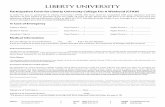 Participation Form for Liberty University College For A Weekend … · 2018-10-30 · Participation Form for Liberty University College For A Weekend (CFAW) In order for you to participate