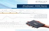 PicoScope 2000 Series - docs.rs-online.com · Fast sampling The PicoScope 2000 Series oscilloscopes provide fast real-time sampling rates of up to 1 GS/s on the analog channels: this