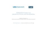 WHO/HAI Project on Medicine Prices and Availability · 2019-07-01 · WHO/HAI Project on Medicine Prices and Availability Review Series on Pharmaceutical Pricing Policies and Interventions