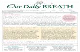 ur Daily BREATH - Citrus Valley Health · ur Daily BREATH A newsletter published by PULMONARY REHABILITA TION Inte r-Community Hospital Cope; don’t mope. VOLUME XXIII NUMBER 4 A