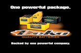 One powerful package. - Tri-City Industrial Power | Batteriestricitypower.com/download/i/mark_dl/u/2142385... · Motive Power, Deka delivers. COMPANY OVERVIEW One powerful company.