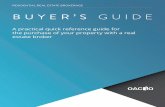 Buyer’s Guide – A practical quick reference guide for …...Real estate brokers must disclose certain situations without delay and in writing to all the parties to a transac -