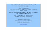 Improving student achievement in mathematics [Greek version]No 4, 2000 Improving student achievement in mathematics by Douglas A. Grouws and Kristin J. Cebulla Translated in Greek