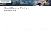 Certificate Policy...4.3 Certificate Issuance 4.3.1 Root CA actions during Certificate issuance To ensure proper security of the Root CA Key Pair, the computer running Root CA services