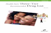 Commercial Health Net’s Three-Tier Recommended Drug List...ANTIFUNGALS CONTINUED VFEND TABLETS (QL) Voriconazole Tablets (QL) ANTIHISTAMINES ASTELIN NASAL SPRAY (QL) ASTEPRO 0.15%