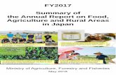 FY2017 Summary of the Annual Report on Food, Agriculture ... · FY2017 Annual Report on Food, Agriculture and Rural Areas in Japan Chapter 1. Securing Stable Food Supply 1. F. ood