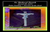 St. Richard Parish - Parishes Online€¦ · April 3rd. 3:00pm ~ Living Stations of the Cross. 7:00pm ~ The Lord’s Passion. Holy Saturday April 4th. 7:00pm ~ Easter Vigil. Easter