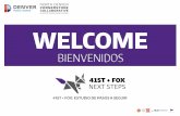 41st & Fox - July 2019 Open House Boards - Denver...Las mejoras del programa de Bonos se coordinarán con las mejoras identificadas en el 41st & Fox: Estudio de Pasos a Seguir para