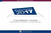 Candidates Guide - elections.wa.gov.au · 5.5 Early Voting by Post ... December 2016. ... LEGISLATIVE COUNCIL CANDIDATES GUIDE Page 5 2.3 How Candidate Names Appear on the Legislative