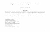 Experimental Design of iLEE4 - ku · Experimental Economics project at the University of Copenhagen. The project s directed i by Jean-Robert Tyran and by the Carlsberg Foundationfunded