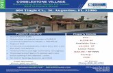 LEASE 604 Tingle Ct., St. Augustine, FL 32086 · 2017-09-16 · 604 Tingle Ct., St. Augustine, FL 32086 LEASE COBBLESTONE VILLAGE Outstanding Retail Space For Lease Next to Panera