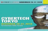 cybertech tokyo2019 2 · 2019-08-20 · CYBERTECH TOKYO // NOVEMBER 26-27, 2019 Cybertech Global Events proudly presents Cybertech Tokyo, the renowned international exhibition and