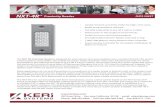 NXT-4RTM Proximity Reader DATA SHEET - Keri Systems · The NXT 4R Proximity Reader is designed for areas where crime and vandalism are a constant threat to the access control system’s