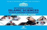 INTERNATIONAL ISLAMIC SCIENCES · of Islamic theology, this depart-ment teaches the sciences that flourished in fields like law and ethics, which arose from the key sources of Islam