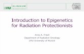 Introduction to Epigenetics for Radiation Protectionists · Epigenetics Def. 1942: „changes in phenotype without changes in genotype“ Def. 2001: “the study of changes in gene
