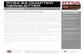 RTSA SA CHAPTER NEWSLETTER SA... · 2020-03-09 · RTSA SA CHAPTER NEWSLETTER July 2016 EDITION We have been lucky in recent weeks to have had the opportunity to attend presentations