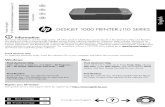 DESKJET 1000 PRINTER J110 SERIES - Hewlett Packardh10032. · The Readme file contains HP support contact information, operating system requirements, and the most ... Assurez-vous