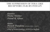 Presenters: Huma Younus Faisal R. Khan · 1.00 1.25 1.50 1.75 2.00 LEAN OBESE TLR2 protien in Adipose Tissue (Arbitrary Units) 0 20 40 60 80 100 120 LEAN OBESE * A B TLRs in adipose