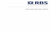 Annual Results 2002 - RBS/media/Files/R/RBS-IR/... · 2014-02-02 · 2 THE ROYAL BANK OF SCOTLAND GROUP plc RESULTS SUMMARY 2002 2001 (restated) £m £m Increase Total income 16,815