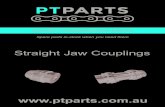 Straight Jaw Couplings - PT Parts Parts - Str… · JAW TYPE ‘CWN’ COUPLING DIMENSIONAL DATA HUBS TO SUIT TAPERED BUSHES Couplings can comprise of any combination of H type or