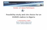 Feasibility study and site choice for an EGNOS station in ... EGNOS(EuropeanGeostationaryNavigationOverlayService)respondstotheneeds