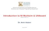 Introduction to NI Multisim & Ultiboard€¦ · Multisim performs DC Sweep Analysis using the following process: 1. The DC Operating Point is calculated using a specified start value.