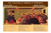 St. Angela Merici Parishsaintangelamerici.org/bulletins/2020/SAM Bulletin 5-17-2020.pdf · St. Angela Merici Parish May 17, 2020 3860 N. Hwy 67 saintangelamerici.org Florissant, MO