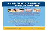 LEAD YOUR FAMILY LIKE JESUS - Clover Sitesstorage.cloversites.com/brandenburgunitedmethodistchurch... · 2016-09-24 · LEAD YOUR FAMILY LIKE JESUS Whenever you influence the thinking,