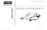 mmmm TimeCutter Z5000 Riding Mower - Sears Parts DirectCount on it. mmmm 0 0 Form No. 3358-922 Rev A TimeCutter_ Z5000 Riding Mower Model No. 74370--Serial No. 280000001 and Up G007290