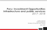 Peru: Investment Opportunities Infrastructure and public ... Panel - Peru.pdf1 Peru: Investment Opportunities Infrastructure and public services 2017- 2018 April 19th Carlos Ganoza