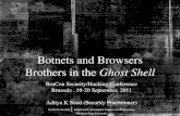 Botnets and Browsers Brothers in the Ghost Shell · Man In the Browser (MITB) The Reality of MITB Malware (bot/trojan) having an ability to infect victim browsers Capable enough to
