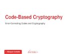Code-Based Cryptography - Error-Correcting Codes …...Knapsack-type cryptosystems and algebraic coding theory. Problems of Control and Information Theory, 15(2):159-166, 1986. Parameters