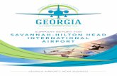 SUMMARY REPORT FOR SAVANNAH-HILTON HEAD …€¦ · Savannah -Hilton Head International Airport is located in Chatham County on the coast of Georgia approximately 78 ... conference