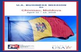 U.S. BUSINESS MISSION to Business Mission to … · Chisinau, Moldova April 11 ... 12:30 Lunch at Radisson with Presentation from USAID Overview and discussion of Economic Growth
