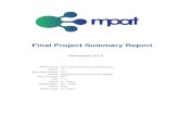 Final Project Summary Report - MPATmpat.eu/wp-content/uploads/2017/12/D1.2-Final-Project-Report.pdf · 31.12.2016 D1.2 Final Project Summary Report page iii Executive Summary This
