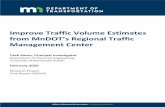 Improve Traffic Volume Estimates from MnDOT’s …Technical Report Documentation Page 1. Report No. 2. 3. Recipients Accession No. MN 2020-02 4. Title and Subtitle 5. Report Date