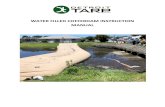 WATER FILLED COFFERDAM INSTRUCTION MANUAL The cofferdam positioned on top of the filled dam is then