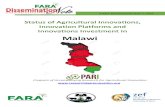 Malawi - FARA Africa · Benefits of Conservation Agriculture to Farmers 25 FARA Sub-Saharan Africa Challenge Programme 27 International Crops Research Institute for the Semi-Arid