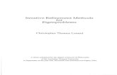 Iterative Refinement Methods for Eigenproblems · 2020-02-04 · Iterative Refinement Methods for Eigenproblems Christopher Thomas Lenard A thesis submitted for the degree of Doctor