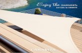 Enjoy the summer - Terassi on Tamar!Wherever additional shade is desired, sun sails are the ideal and flexible solution. Reliable CARAVITA sun sails stand for quality. Only the finest