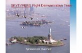 Sponsorship Overvie · WThis proposal outlines sponsorship of the Skytypers Flight Demonstration Team. WThe Skytypers program is a comprehensive, ... – Advertising and editorial