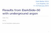 Results from DarkSide-50 with underground argon · Reference 83mKr values of the light yields from SCENE and DarkSide-50 used to correlate the S1 and S2 scales of DarkSide-50 with